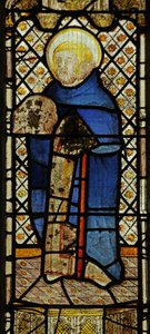 Fenster n3 mit St. Mewbred von Cardinham von English School