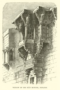 Window of the Man Munder, Benares av English School