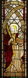 Fönster s5 som visar evangelisten: St John av English School