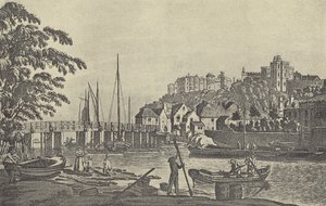 Windsor Bridge 1793 (gravyr) av English School