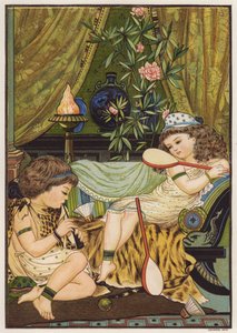 Vinter (färg litho) av English School
