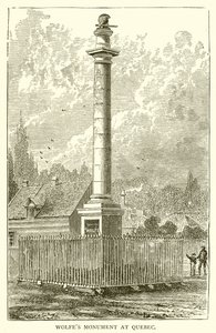 Wolfes Monument i Quebec av English School