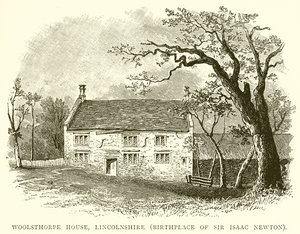 Woolsthorpe House, Lincolnshire (Sir Isaac Newtons födelseplats)
