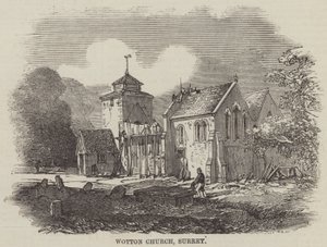 Wotton Church, Surrey (gravyr) av English School