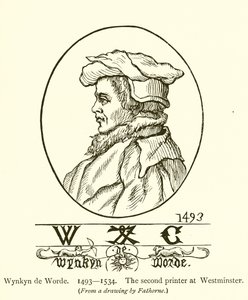 Wynkyn de Worde, den andra tryckaren i Westminster av English School
