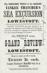 Yankee Thatchers Sea Excursion till Lowestoft (tryck) av English School