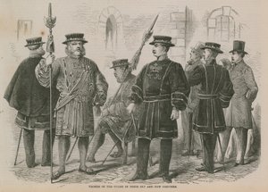 Yeomen of the Guard i sina gamla och nya kostymer av English School