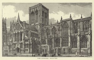 York Cathedral, södra sidan av English School