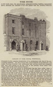York House, Whitehall (gravyr) av English School