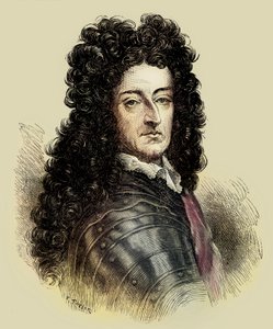 porträtt av kung Vilhelm III (gravyr) av English School