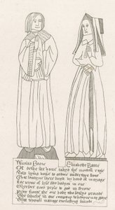 staty, grav av Nicholas Boone och Elizabeth Boone av English School