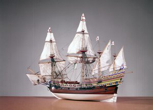 1:48 rigg modell av Elizabeth Jonas (trä)