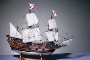 1:60-modell av majblomman från 1620 (trä) (se även 3220)