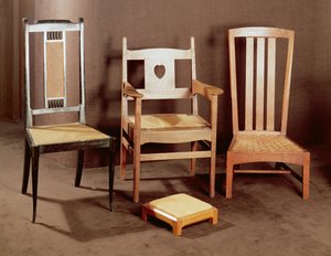 Arts and Crafts stolar, ca 1896-1925
