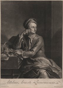 Attilus Ariosti Bononiensis, graverad av John Simon (1675-1751), 1719 (mezzotint) av Enoch Seeman