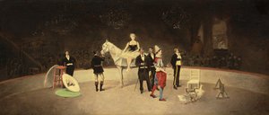 Cirkusscen, ca 1890 av Enrique Atalaya González