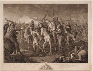 General Aleksey Melissinos död den 26 augusti 1813, 1813 av Ephraim Gottlieb Krüger