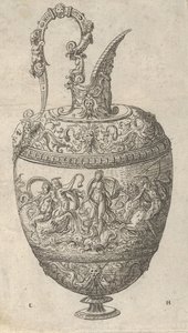 Design för en Ewer, 1565. av Erasmus Hornick