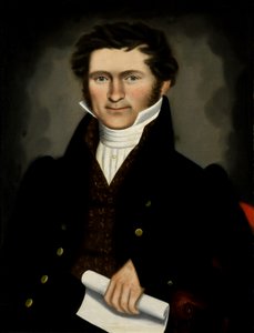 Gentleman från Squire Williams House, ca. 1829.