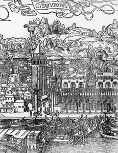Venedig, träsnitt av Erhard Reuwich (1455-1490), Italien