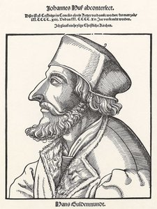 John Hus av Erhard Schon