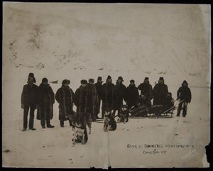 Canadian Bank of Commerce New Years Party, Dawson, Y.T., fotograf, Hegg & Co., odaterad (s/v foto)