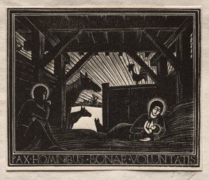 Julklappar: Dawn av Eric Gill
