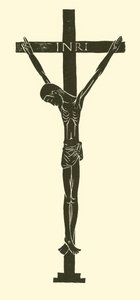 Krucifix av Eric Gill