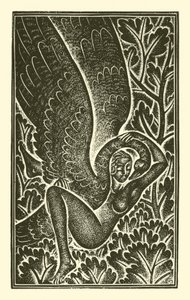 Leda älskade av Eric Gill