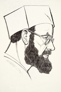 Självporträtt av Eric Gill