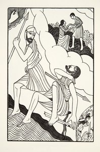 Troilus död av Eric Gill