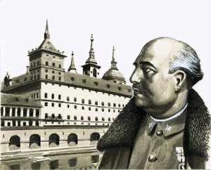 Porträtt av general Franco av Eric Parker