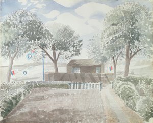Aerodrome, ca 1942 av Eric Ravilious