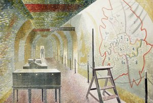 Kartkorridor nr 1 av Eric Ravilious
