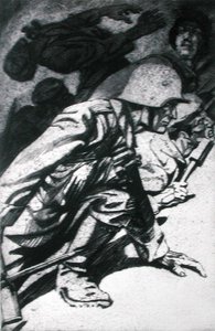 Stormen, illustration från en folio med tryck publicerade i Leipzig av Erich Erler