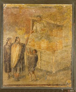 Bagarstånd med färskt bröd och kakor av Erich Lessing