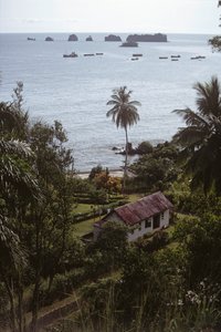 Limbébukten, känd som Victoria, Kamerun, Afrika