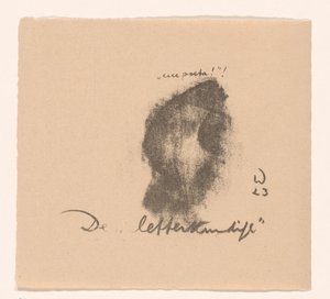 Bokstävernas man (originaltitel på objektet) Idealists II and Further Notes (original serietitel) av Erich Wichmann