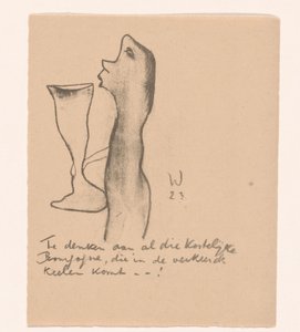 Figur med stort vinglas Idealists II and Further Notes (original serietitel)