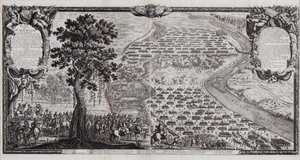 Slaget vid Warszawa i juli 1656 av Erik Dahlbergh