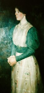 Porträtt av fröken Ellen Dick, ca 1900 (olja på duk) av Erik Theodor Werenskiold