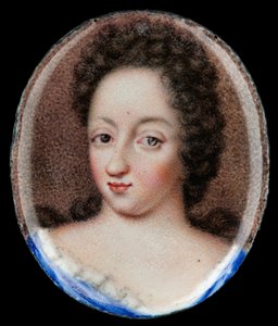 Miniatyr av drottning Ulrika Eleonora den äldre av Sverige av Erik Utterhielm