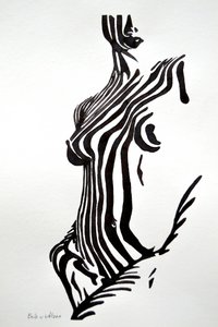 Zebrarandig nude