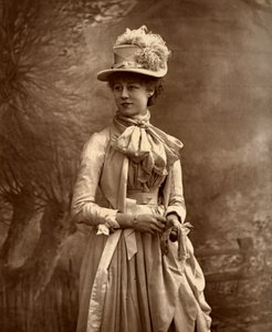 Violet Vanbrugh, brittisk skådespelerska, 1887.