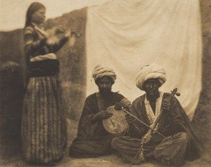 Egyptiska musikerna Rawabí och Almée, 20 februari 1852.