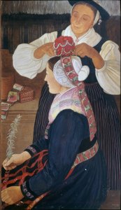 Brudens toalett av Ernest Bieler
