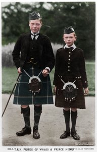 Prinsen av Wales och Prins Henrik, c1910