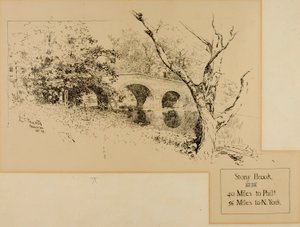 Brook Bridge av Ernest C. Peixotto