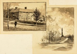 Hus/Monument i skogen av Ernest C. Peixotto