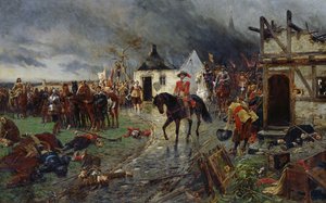 Wallenstein: A Scene of the Thirty Years War (olja på duk)